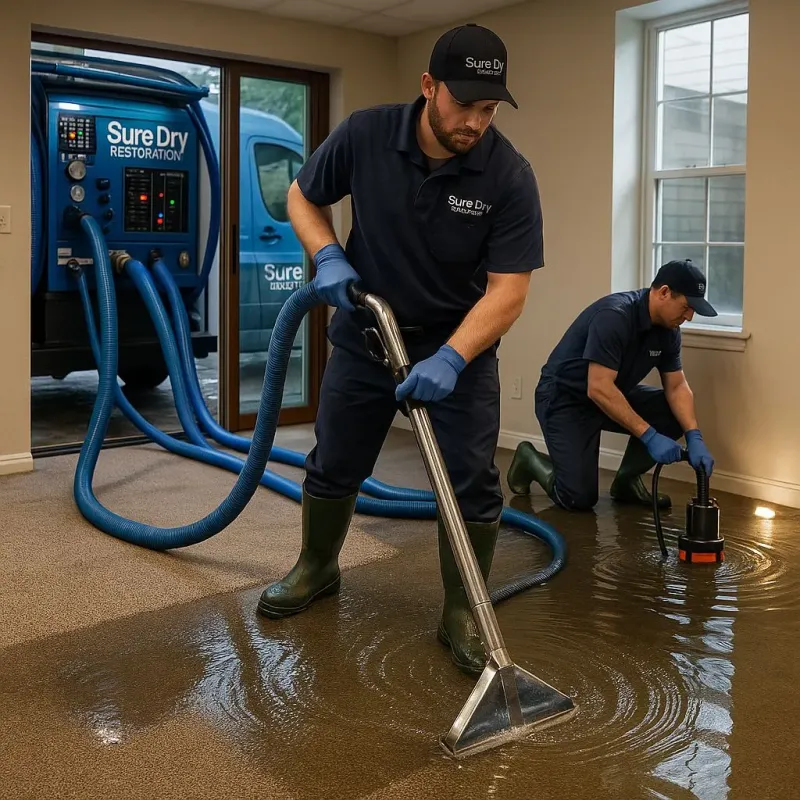 Water Extraction and Removal process in Hide-A-Way Lake, MS